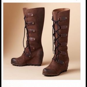 Sorel Joan of Arctic Wedge tall boots SZ 9.5